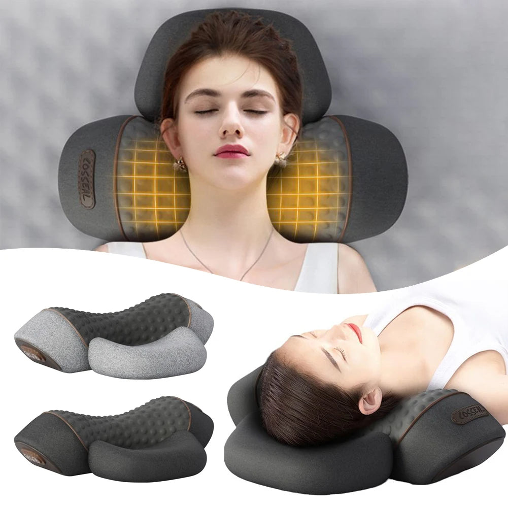 Elektrisches Nackenmassagekissen mit Heizfunktion und Vibration