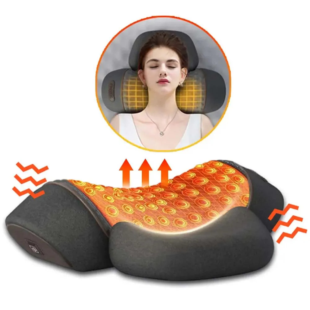 Elektrisches Nackenmassagekissen mit Heizfunktion und Vibration