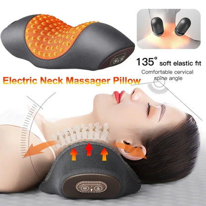 Elektrisches Nackenmassagekissen mit Heizfunktion und Vibration