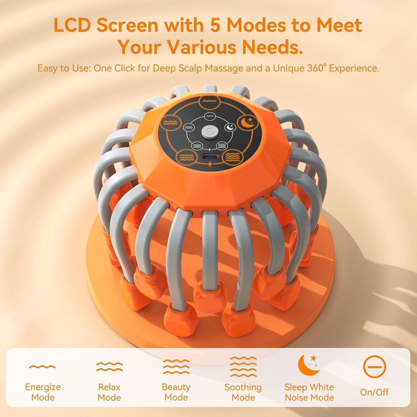 Kopfmassagegerät zur Linderung von Migräne