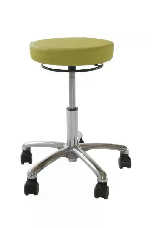 Drehhocker mit Rollen und Handring